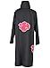 DAZCOS US Size Unisex Akatsuki Cloak Robe Cosplay Costume Embroidery Edition (Men S)