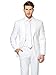 OppoSuits Men's White Knight - Party Costume Suit, 40