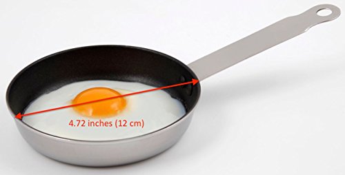 image for Chef Direct Stainless Steel Non Stick Mini Fry Pan 4.72 inches (12 Cm)