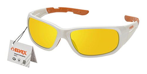 white and orange sunglasses