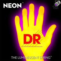 DR Strings Hi-Def NEON Yellow Coated Medium 7-String Electric Guitar Strings (10-56)