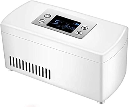 Dljyy Nevera portátil Coche Mini insulina Caja refrigerada, 2-8 ...