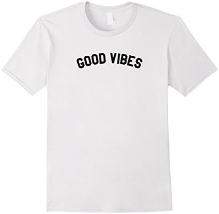 Men's Good Vibes (2) - Mens Womens &amp; Kids Tee Shirt Large White