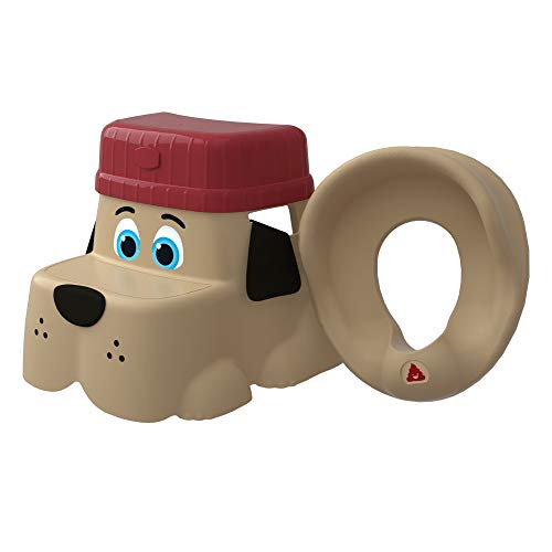 Squatty Potty The Original Toilet Stool, Kids Potty Pet Kit,"Pup" Base with Hat for Easy Height Adjustment and Training seat - Thumbnail 4