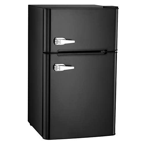 Bossin 3.2 CU. FT Compact Refrigerator 2 Door MIni Fridge Chiller and