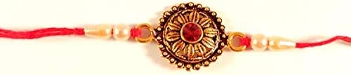 Sarvam Bracelet Rakhi Raksha Bandhan Strands Bracelet Gift for Your Brother Indian Rakhi Rakshabandhan Festival
