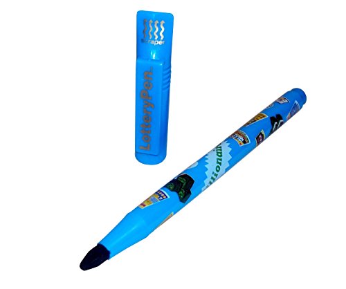 Lottery Pen, Lottery Ticket Pen, Marker with Scratch Off Card Remover, Scratch-Off Ticket Lottery Pen, Lottery Scratchier, Scratchier Free Lottery Pen - Special Nib for Card Marking.