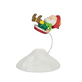 Department 56 North Pole Coca Cola Bottle Cap Ride Figurine Village Accessory, Multicolored