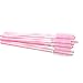 300 Pack Mascara Wands Disposable Eyelash Brush for Extensions Lash Applicators Tool Kit, Pink