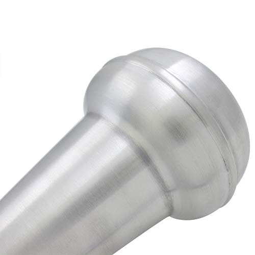 SODIAL 1Pc Light-Weight Practice Trombone Straight Mute Silencer Sourdine Aluminium For Alto Tenor Trombone Silver