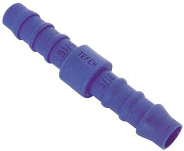 Tefen 6mm Straight Nylon Barbed Tubing Connector Fuel Hose Joiner