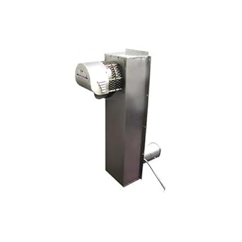 5 inch Stainless Steel Vent Riser with Power Venter (290, 000 BTU ...