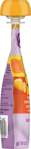 PLUM ORGANICS STAGE 3 ORGANIC BABY FOOD – CARROT, SWEET POTATO, CORN, PEA, AND CHICKEN – 4 OZ POUCH – ORGANIC BABY FOOD POUCH