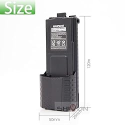 BAOFENG BF-F8HP Battery BL-5 Extended 3800mAh
