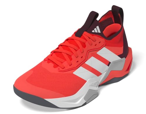 adidas Men’s Rapidmove Advance 2 Training Sneaker, Lucid Red/White/Aurora Ruby, 12.5