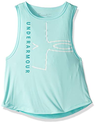 Camiseta sin mangas con estampado Uv para niña Under Armour