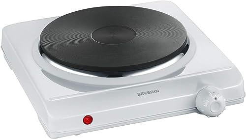 DK 1091 Fornello elettrico, Ø 18 cm x 1.500 W, Fondello in ghisa indeformabile, Controllo in continuo della temp. con termostato, Corpo smaltato