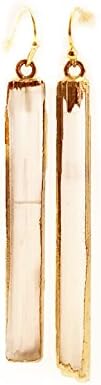 selenite earrings