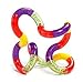 Tangle Jr. Classic Sensory Fidget Toy, Set of 3, Purple Green, Pink Blue, White Blue