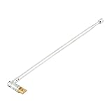 Replacement 42cm 3 Sections Telescopic Antenna Aerial for Radio TV
