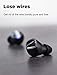 COWIN KY02 Wireless Earbuds True Wireless Earbuds with Microphone Bluetooth Headphones Bluetooth Earbuds Stereo Calls Extra Bass Touch Control 36H Playtime for Workout (Charging Case Included) - Black