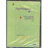 PsychInquiry : Student Activities in Research and Critical Thinking, Ludwig, Thomas, 0716753502
