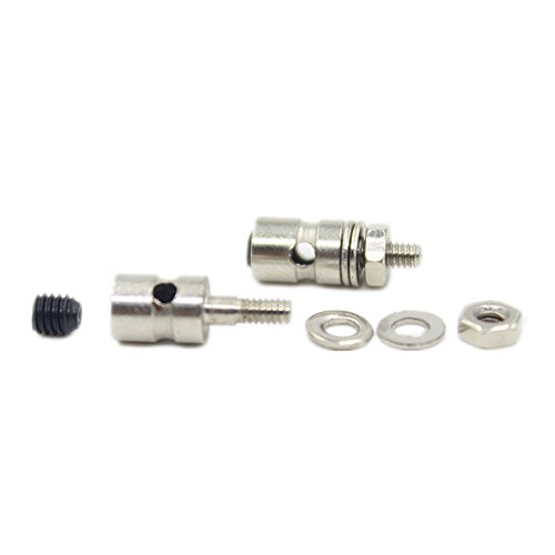 Hobbypark Adjustable Pushrod Connector Linkage Stoppers D1.8mm RC Model Airplane Plane Replacement (Pack of 25)