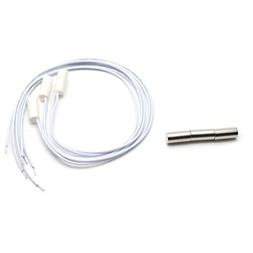Aodesy NC Magnet Door Switch Recessed Wired Security Window Gate Contact Sensor -Pack of 6