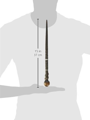 The Noble Collection, Alastor Mad-Eye Moody Character Wand, 15in (38cm) Wizarding World Wand With Name Tag - Image 3