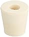 Rubber Stopper- Size 3- Drilled