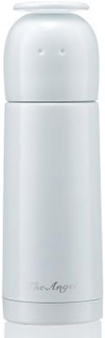Travel Mug Bulk, Travel Mug Stainless Steel Creative Stainless Steel Cup Vacuum Flask Thermos Water Bottle Cup, Material Stainless Steel (Angel White)