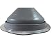 Dektite #8 Gray EPDM Metal Roof Pipe Flashing, Round Base, Pipe OD 7" - 13"