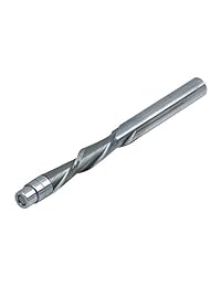 Bits de enrutador en espiral con corte descendente, carburo sólido con diámetro de corte de 1 4 "x CH 1-1 8" x 3" de largo, diámetro de vástago 1 4", 2 flautas