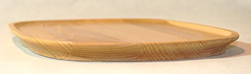 EFO Holzplatte – Servierplatte Holz – Servierteller - Holzplatte Deko – Serviertablett Holz - ovale Platte Holz für… – Bild 5