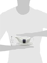 Price & Kensington Simplicity Gravy Boat and Saucer 230 ml White Porcelain view 2