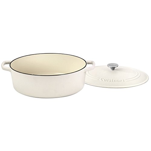 Cuisinart 7Qt Oval Casserole in Matte Snow White Deals, Coupons