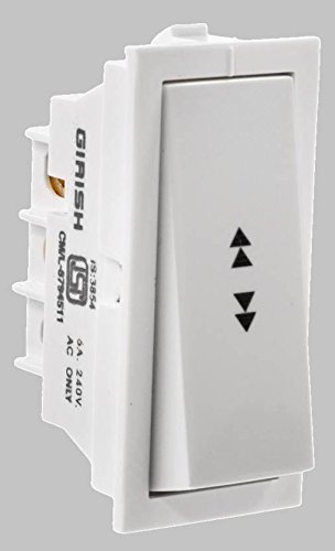 Glisten 6A Two way Modular Switch (Pack of 10 units)