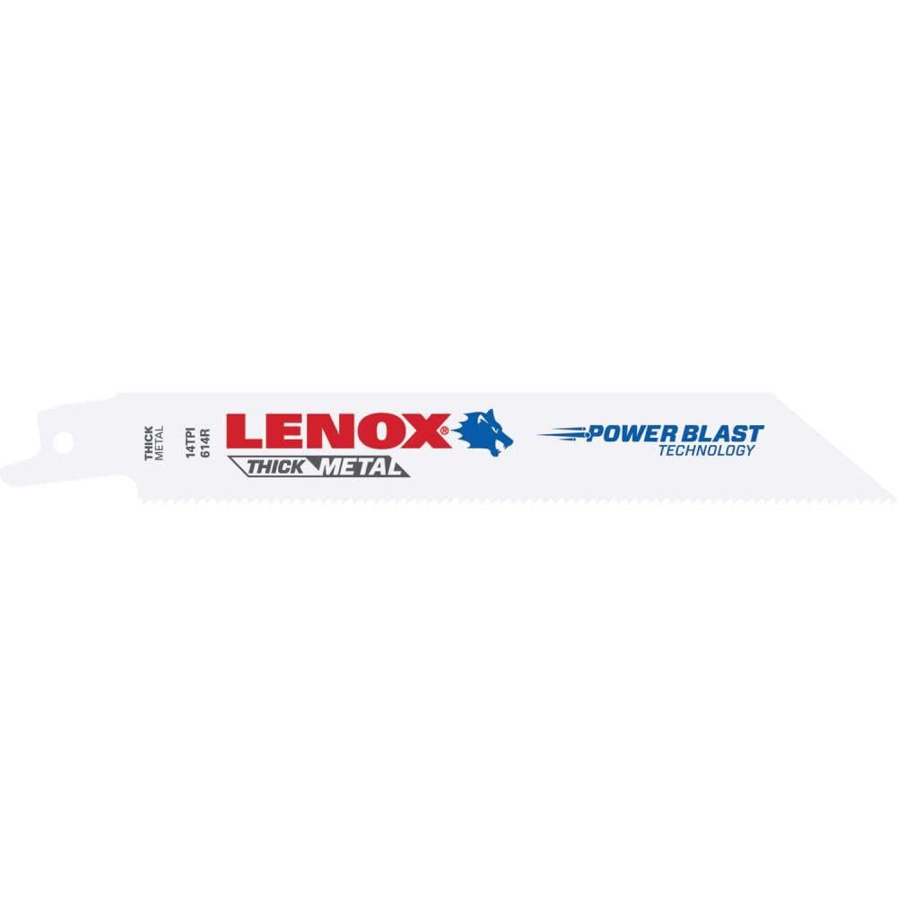 Lenox 20494B614R Reciprocating Saw Blade 14 Teeth, White, Set of 25 Pieces