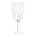 Tadpoles Chandelier Shaded Table Lamp - White | 8.5