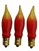 Red And Yellow Flame Replacement Candle Light Bulbs [16310]