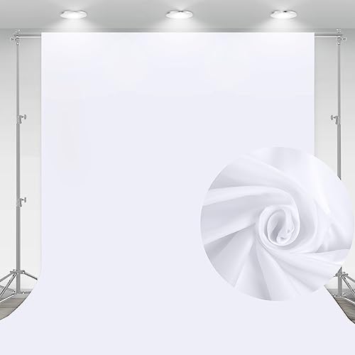 10 x 7 FT White Backdrop Background for Photography, Professional Pure