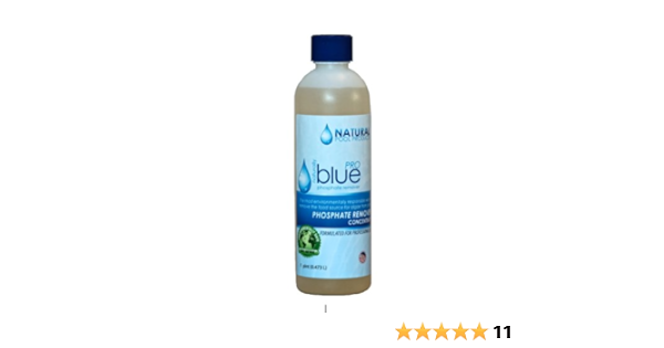 Amazon Com Naturally Blue Pro Phosphate Remover 1 Pint Swimming Pool Enzymes Garden Outdoor