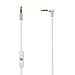 Monoy Replacement Beats Audio Cable + Inline Remote / Microphone for Beats by Dr. Dre Headphone SoloHD / Studio / Pro / Detox / Wireless - Compatible for Samsung S7 Note 5 LG V10 G5 Iphone 6s (White)