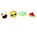 SIXQJZML 16pcs Hawaii Themed Summer Party Photo Booth Props Kit DIY Luau Party Supplies For Kids Birthday Holiday Wedding Beach Party