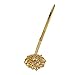 LORJE Hollow Round Pen Holder Signing Pen Set for Wedding Bridal Golden