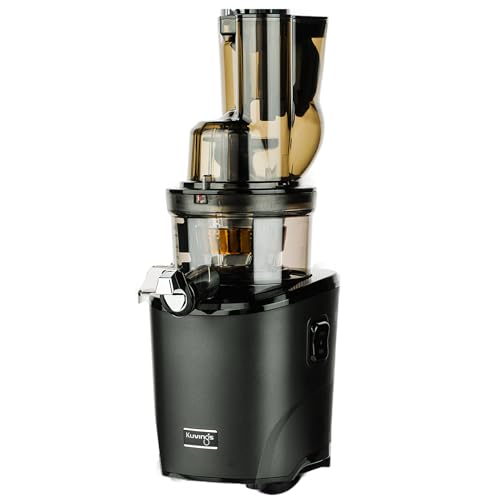 Kuvings - Juice extractor REVO830 - Double mouthpiece, automatic cutting system - Black
