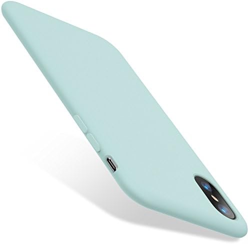 iPhone X Case, Liquid Silicone Gel Rubber Shockproof Case with Soft Microfiber Cloth Lining Cushion for Apple iPhone X (2017)