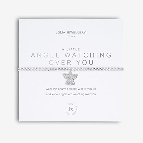 Joma Jewellery A LITTLE ANGELS WATCHING OVER YOU Silver Bracelet