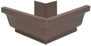 AMERIMAX HOME PRODUCTS 2520219 5-Inch Aluminum Outside Mitre, Brown