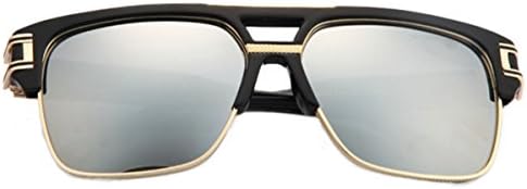 Heartisan Vintage Square Frame Anti-UV Reflective Wayfarer Sunglasses -C3